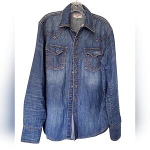 NEW True Religion Men's Denim Shirt